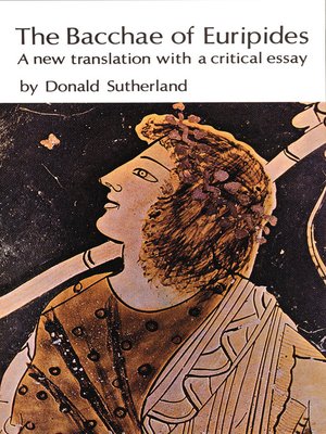 cover image of The Bacchae of Euripides